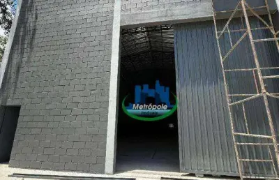 Galpão para alugar, 425 m² por r$ 15.095,00/mês - perobal - arujá/sp