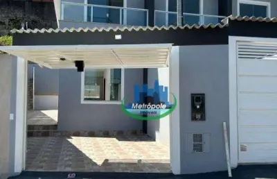 Sobrado com 2 dormitórios à venda, 110 m² por r$ 410.000,00 - jardim pinheirinho - itaquaquecetuba/sp