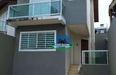 Sobrado com 3 dormitórios à venda, 120 m² por r$ 735.000 - jardim santa clara - guarulhos/sp