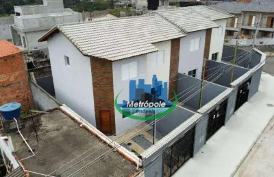 Sobrado com 2 dormitórios à venda, 70 m² por r$ 410.000 - jardim jasmim - itaquaquecetuba/sp