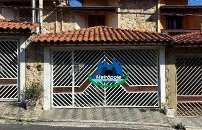 Sobrado à venda, 134 m² por r$ 680.000,00 - jardim santa cecília - guarulhos/sp