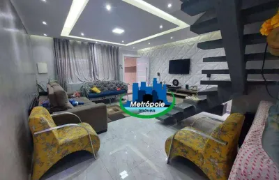 Sobrado com 3 dormitórios à venda, 230 m² por r$ 720.000,00 - jardim bela vista - guarulhos/sp