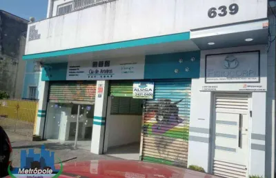 Salão para alugar, 70 m² por r$ 2.600,01/mês - jardim munhoz - guarulhos/sp