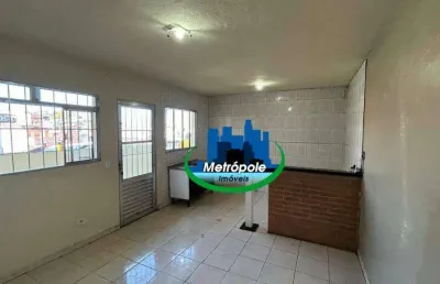 Casa com 1 dormitório para alugar, 40 m² por r$ 800/mês - jardim belvedere - guarulhos/sp