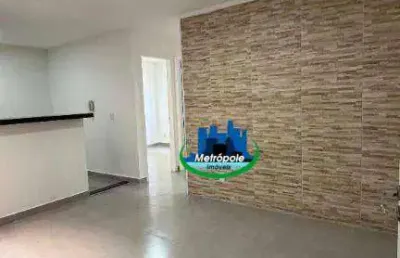 Apartamento com 2 dormitórios à venda, 44 m² por r$ 230.000 - água chata - guarulhos/sp