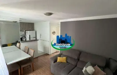 Apartamento com 2 dormitórios à venda, 45 m² por r$ 215.000 - água chata - guarulhos/sp