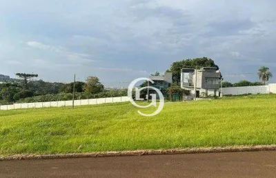 Terreno à venda no condomínio colina do lago, 126 m² por r$ 110.000 - universitário - cascavel/pr