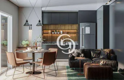 Apartamento studio na planta à venda, 53 m² por r$ 415.000 - coqueiral - cascavel/pr