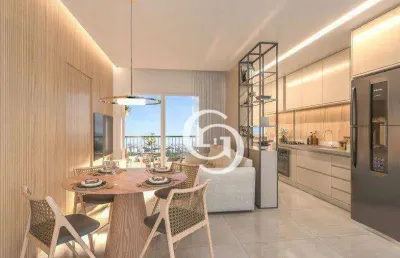 Apartamento na planta com 2 dormitórios à venda, 67 m² por r$ 499.000 - coqueiral - cascavel/pr