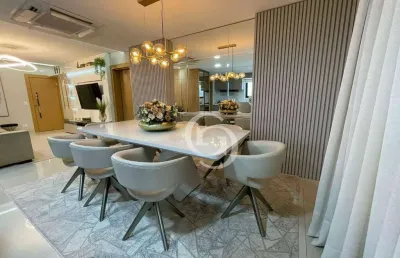 Apartamento semimobiliado com 3 dormitórios à venda, 156 m², por r$ 1.900.000 - country - cascavel/pr