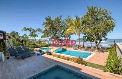 Casa com 5 dormitórios à venda, 450 m² por r$ 19.000.000,00 - juquehy - são sebastião/sp