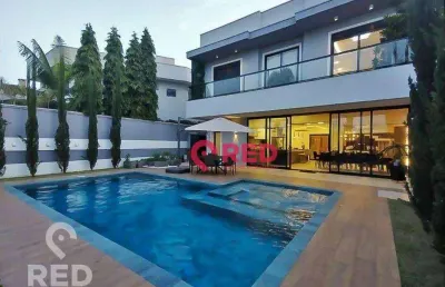 Casa com 3 dormitórios à venda, 327 m² por r$ 4.500.000,00 - condomínio residencial jardim tripoli - americana/sp