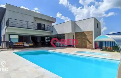 Sobrado com 5 quartos à venda, 348 m² por r$ 2.100.000 - condomínio evidence residencial - araçoiaba da serra/sp