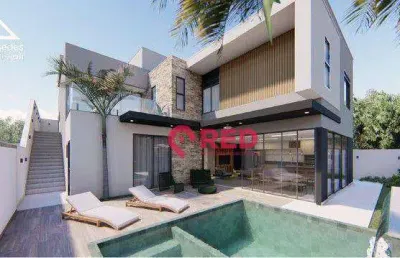 Sobrado com 4 dormitórios à venda, 312 m² por r$ 3.200.000,00 - alphaville nova esplanada - votorantim/sp