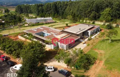 Casa com 5 suítes à venda, 1000 m² por r$ 25.000.000 - condomínio fazenda da grama golf club - itupeva/sp
