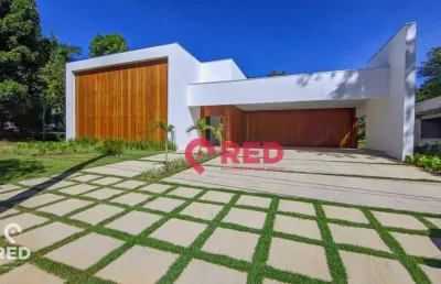 Casa com 4 dormitórios à venda, 400 m² por r$ 8.000.000,00 - condomínio lago azul - araçoiaba da serra/sp