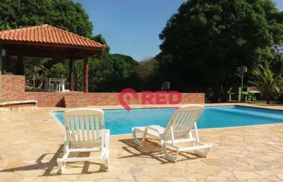 Chácara com 6 dormitórios à venda, 1700 m² por r$ 800.000,00 - jundiacanga - araçoiaba da serra/sp