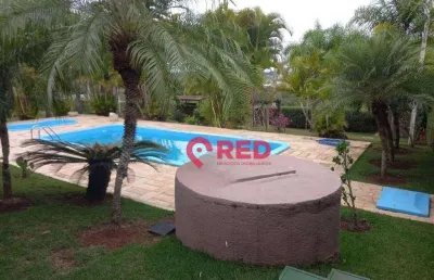 Chácara com 6 dormitórios à venda, 2913 m² por r$ 2.500.000,00 - condomínio aquarius - araçoiaba da serra/sp