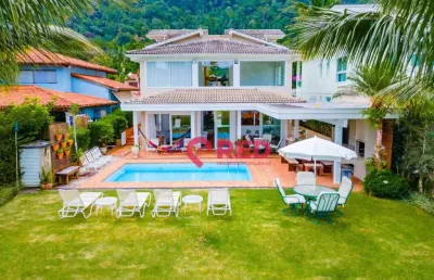 Casa com 5 quartos para alugar, 286 m² por r$ 30.000/mês - condomínio costa verde tabatinga - caraguatatuba/sp
