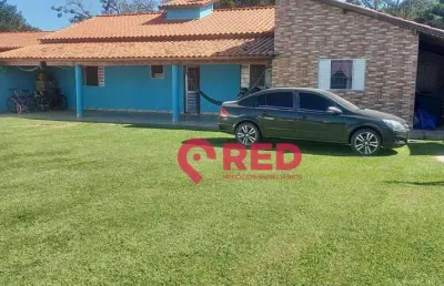 Chácara com 2 dormitórios à venda, 1000 m² por r$ 380.000,00 - campo do meio - araçoiaba da serra/sp
