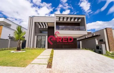 Sobrado com 3 dormitórios à venda, 318 m² por r$ 3.390.000,00 - alphaville nova esplanada - votorantim/sp