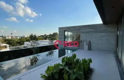 Sobrado com 4 dormitórios à venda, 380 m² por r$ 4.500.000,00 - alphaville nova esplanada - votorantim/sp