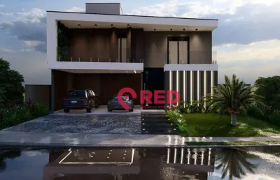 Sobrado com 4 dormitórios à venda, 355 m² por r$ 3.480.000,00 - alphaville nova esplanada - votorantim/sp