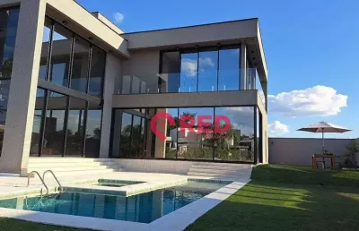 Sobrado com 5 dormitórios à venda, 426 m² por r$ 4.590.000,00 - alphaville nova esplanada - votorantim/sp
