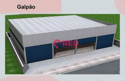 Barracão para alugar, 1200 m² por r$ 17.000,00/mês - chácaras reunidas são jorge - sorocaba/sp