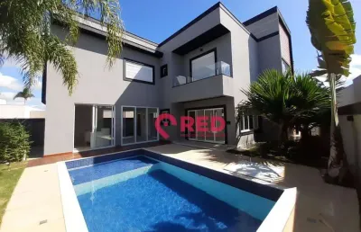 Sobrado com 4 dormitórios à venda, 400 m² por r$ 3.500.000,00 - alphaville nova esplanada - votorantim/sp
