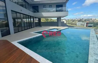 Casa com 3 dormitórios à venda, 600 m² por r$ 3.200.000,00 - condomínio village ipanema - araçoiaba da serra/sp