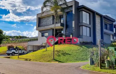 Sobrado com 5 quartos à venda, 900 m² por r$ 7.900.000 - condomínio fazenda serrazul - itupeva/sp
