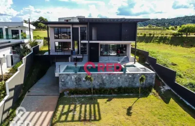 Sobrado com 4 quartos à venda, 650 m² por r$ 5.450.000 - condomínio fazenda serrazul - itupeva/sp