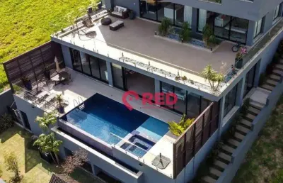 Casa com 4 quartos à venda, 563 m² por r$ 5.200.000 - condomínio fazenda serrazul - itupeva/sp