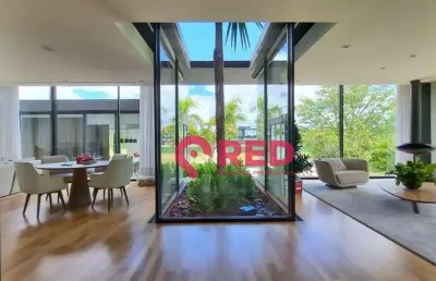 Casa com 5 quartos, 624 m² - venda por r$ 20.000.000 ou aluguel por r$ 120.000/mês - fazenda boa vista - porto feliz/sp