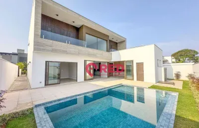 Sobrado com 4 dormitórios à venda, 466 m² por r$ 3.890.000,00 - alphaville nova esplanada - votorantim/sp