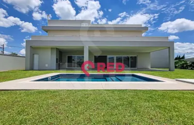 Sobrado com 4 dormitórios à venda, 430 m² por r$ 3.100.000,00 - condomínio evidence - araçoiaba da serra/sp