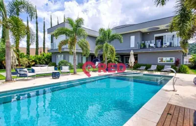 Casa com 7 quartos à venda, 800 m² por r$ 14.000.000 - condomínio fazenda serrazul - itupeva/sp