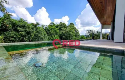 Casa fundo mata com 3 quartos à venda, 380 m² por r$ 4.200.000 - condominio serra azul 2 - itupeva/sp