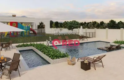 Apartamento com 2 dormitórios à venda, 43 m² por r$ 278.990,00 - jardim iguatemi - sorocaba/sp