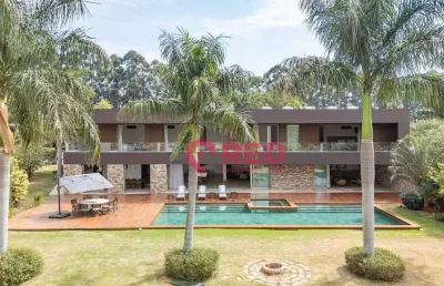 Casa com 5 quartos, 1960 m² - venda por r$ 35.000.000 ou aluguel por r$ 160.000/mês - fazenda boa vista - porto feliz/sp