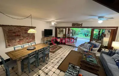Sobrado com 6 dormitórios à venda, 200 m² por r$ 3.500.000,00 - camburizinho - são sebastião/sp