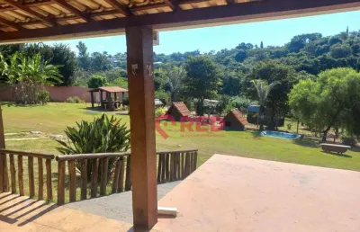 Chácara com 2 dormitórios à venda, 3285 m² por r$ 1.070.000,00 - jardim colonial - araçoiaba da serra/sp