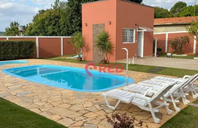 Chácara com 3 quartos à venda, 1000 m² por r$ 700.000 - campo do meio - araçoiaba da serra/sp
