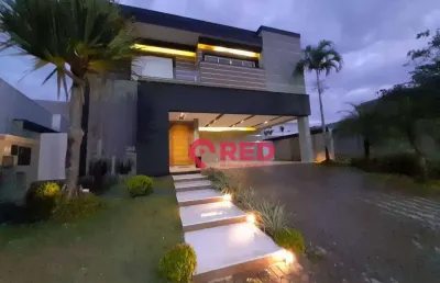 Sobrado com 4 quartos à venda, 395 m² por r$ 3.500.000 - alphaville nova esplanada - votorantim/sp