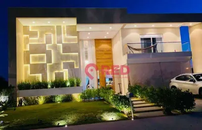 Sobrado com 5 quartos à venda, 780 m² por r$ 12.500.000 - residencial fazenda alvorada - porto feliz/sp