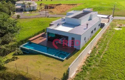 Casa com 3 dormitórios à venda, 450 m² por r$ 4.000.000,00 - condomínio xapada parque ytu - itu/sp