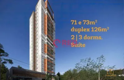 Apartamento com 2 dormitórios à venda, 73 m² por r$ 632.560,00 - edifício concetto campolim - sorocaba/sp
