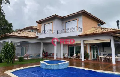 Sobrado com 5 dormitórios à venda, 500 m² por r$ 4.200.000,00 - condomínio jardim das palmeiras - bragança paulista/sp