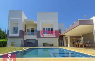 Sobrado com 4 quartos, 550 m² - venda por r$ 7.950.000 ou aluguel por r$ 21.700/mês - condomínio lago azul - araçoiaba da serra/sp